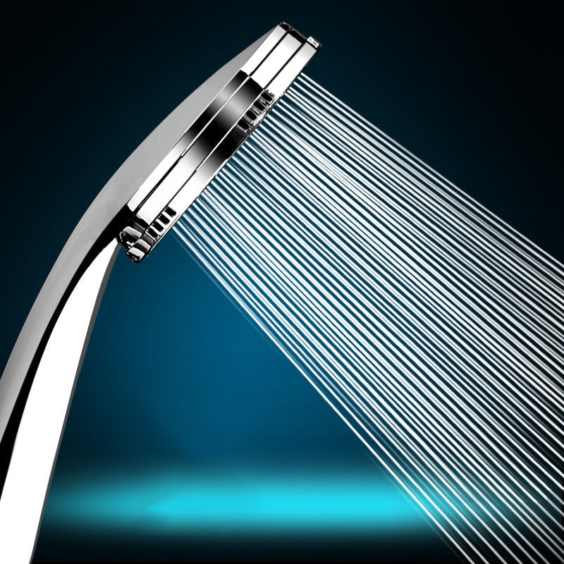 Sikunuo | Contemporary Silver Round Shower Head Water Efficient Standard Spray Head