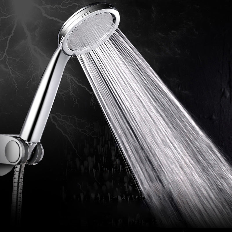 Sikunuo | Contemporary Silver Round Shower Head Water Efficient Standard Spray Head