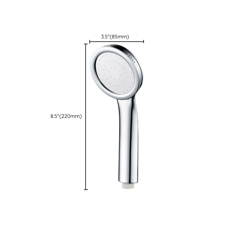 Sikunuo | Contemporary Silver Round Shower Head Water Efficient Standard Spray Head