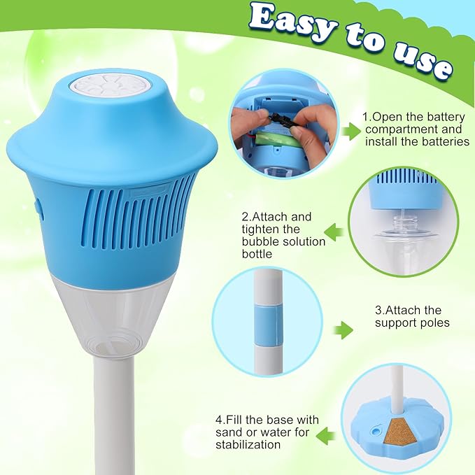 Road Lamp Bubble Machine