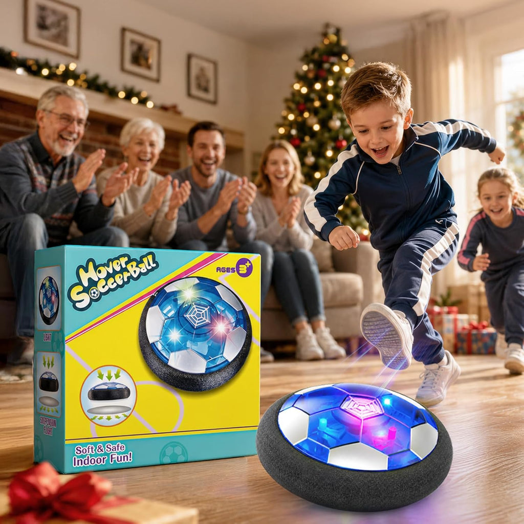 Children floating football