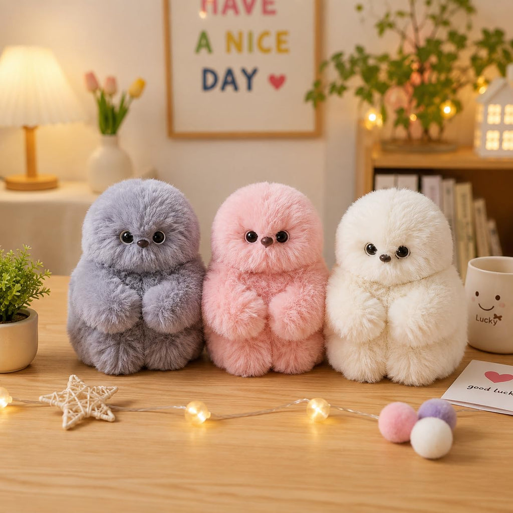 👀Cute AI shy Emotional companionship robot doll bag charm plush toy👜