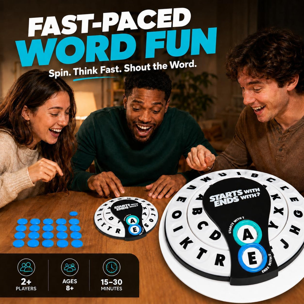 🎲Spin & Shout Word Game – Fast-Paced Family Game