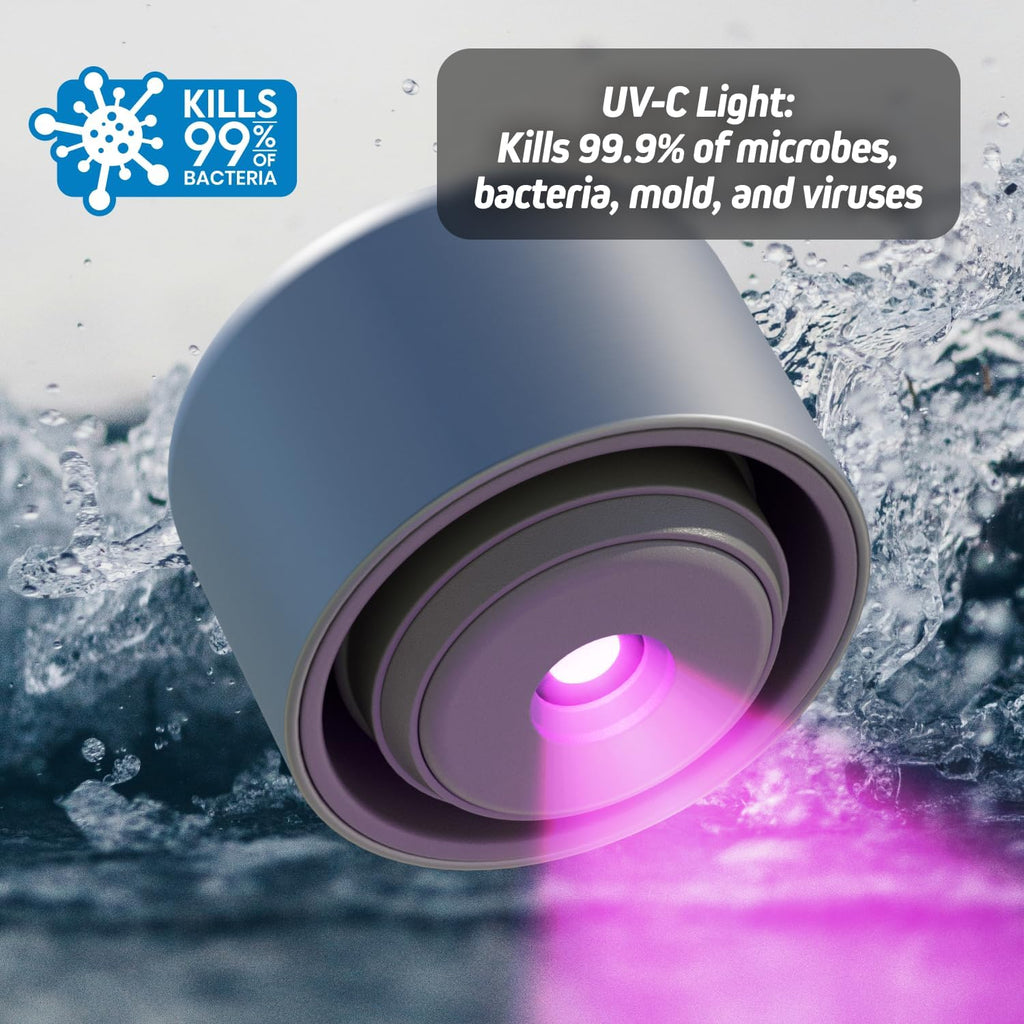 Sikunuo | Aquyn UV Light Water Bottle – Smart Water Bottle with UV Sterilization for Clean Drinking Water