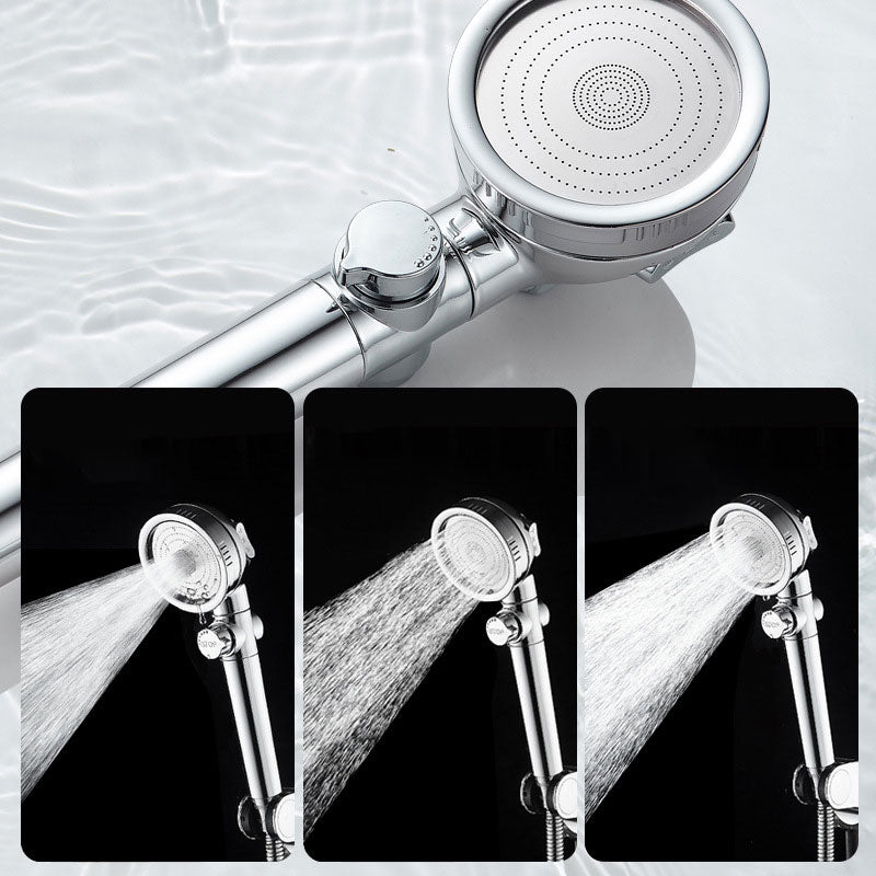 Sikunuo | Super high pressure shower head 3 spray adjustable water flow round shower head