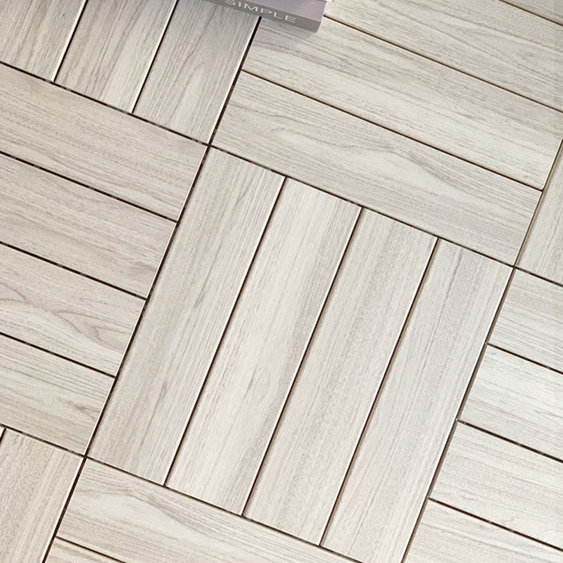 Sikunuo | Ground Patio Square Stripe Composite Waterproof Deck Board