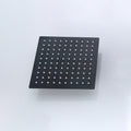 Sikunuo | Black Square Fixed Shower Head Modern Style Wall Mounted Shower Head