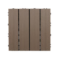 Sikunuo | Deck Plank Loose Lay Manufactured Wood Panels Patio Tiles Outdoor Flooring