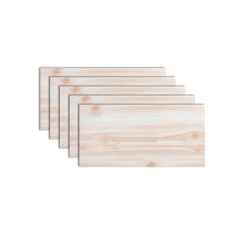 Sikunuo | PVC Wall Paneling Rectangle Waterproof Wood Look Wall Covering for the Living Room