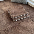 Modular Carpet Tiles with Level-Loop Surface, 12 or 24 Inches