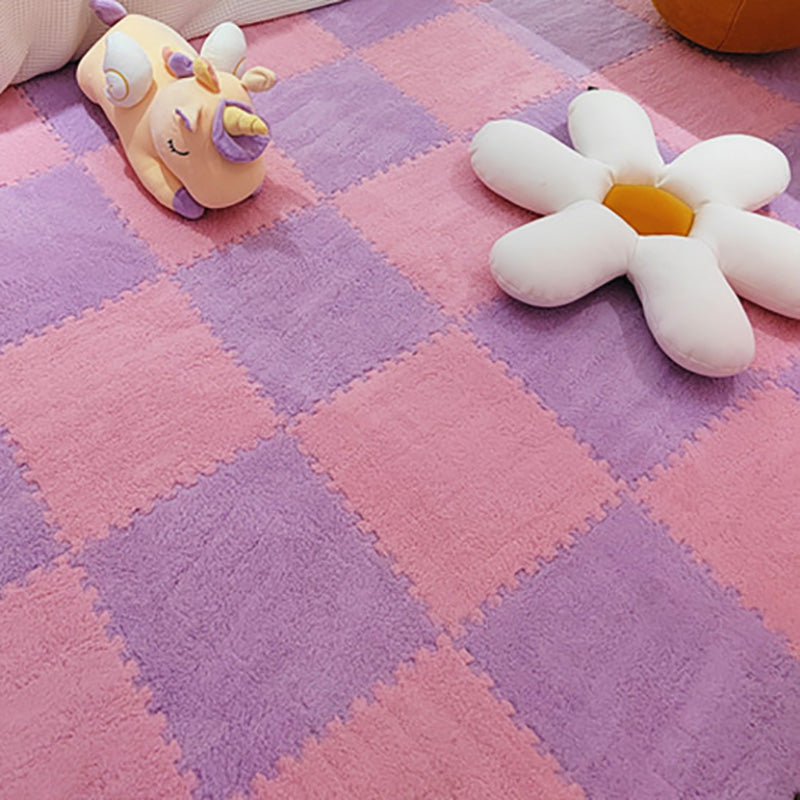 Sikunuo | Modern Tiles and Carpet Plush Cut Composite Non-Slip Carpet Tiles