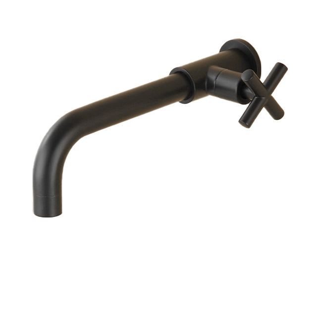 Sikunuo | Widely used wall-mounted bathroom sink faucet cross handle low arch faucet