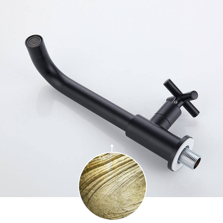 Sikunuo | Widely used wall-mounted bathroom sink faucet cross handle low arch faucet