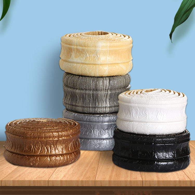 Sikunuo | Mosaic Tiles Peel & Stick Tile PVC Kitchen Waterproof Skirting Board Peel and Stick Wall Tile