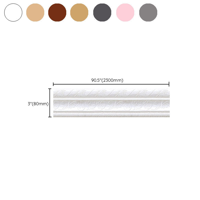 Sikunuo | Mosaic Tiles Peel & Stick Tile PVC Kitchen Waterproof Skirting Board Peel and Stick Wall Tile