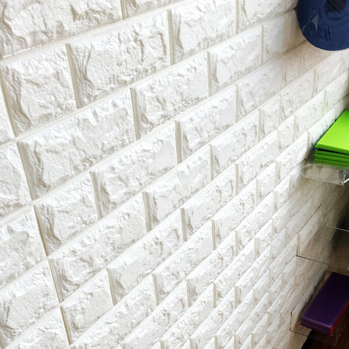 Sikunuo | Peel and Stick Tile Plastic Rectangular Subway Tile Kitchen and Bathroom
