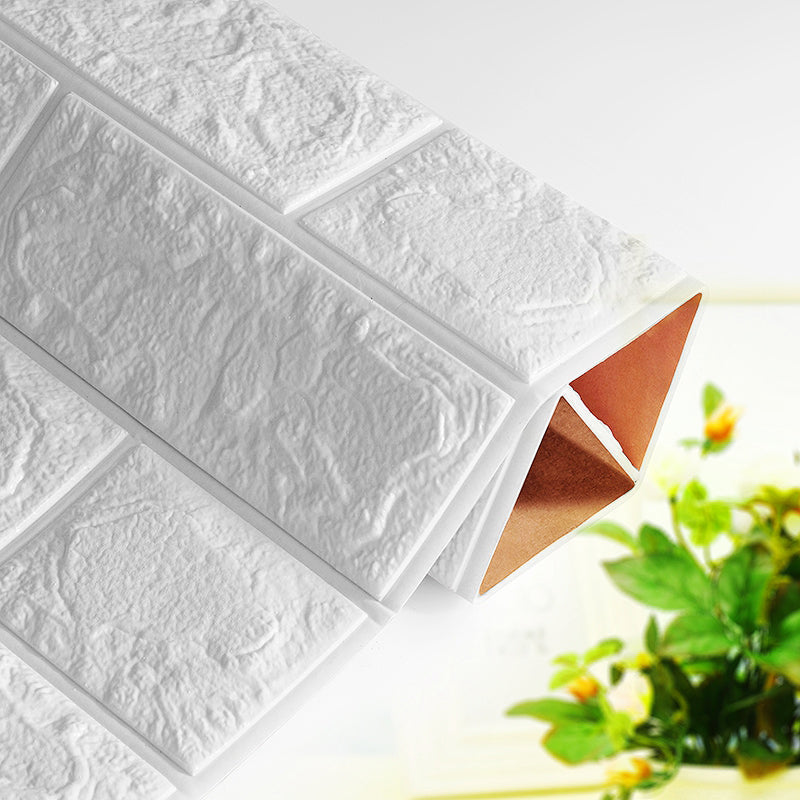 Sikunuo | Peel and Stick Tile Plastic Rectangular Subway Tile Kitchen and Bathroom
