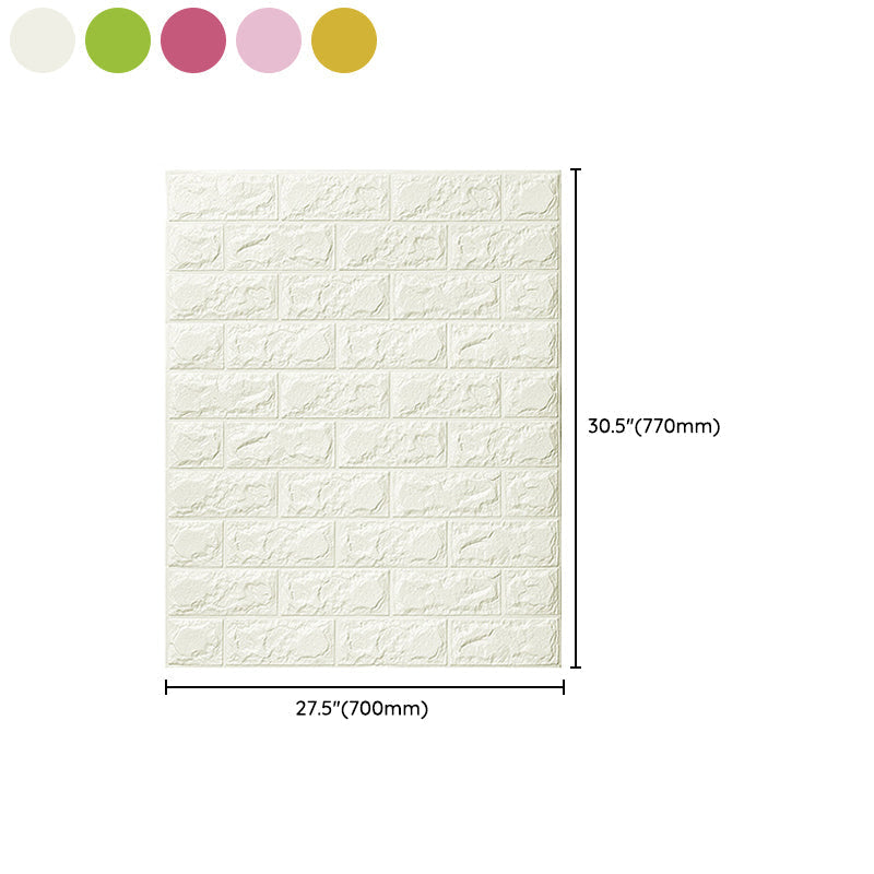 Sikunuo | Peel and Stick Tile Plastic Rectangular Subway Tile Kitchen and Bathroom