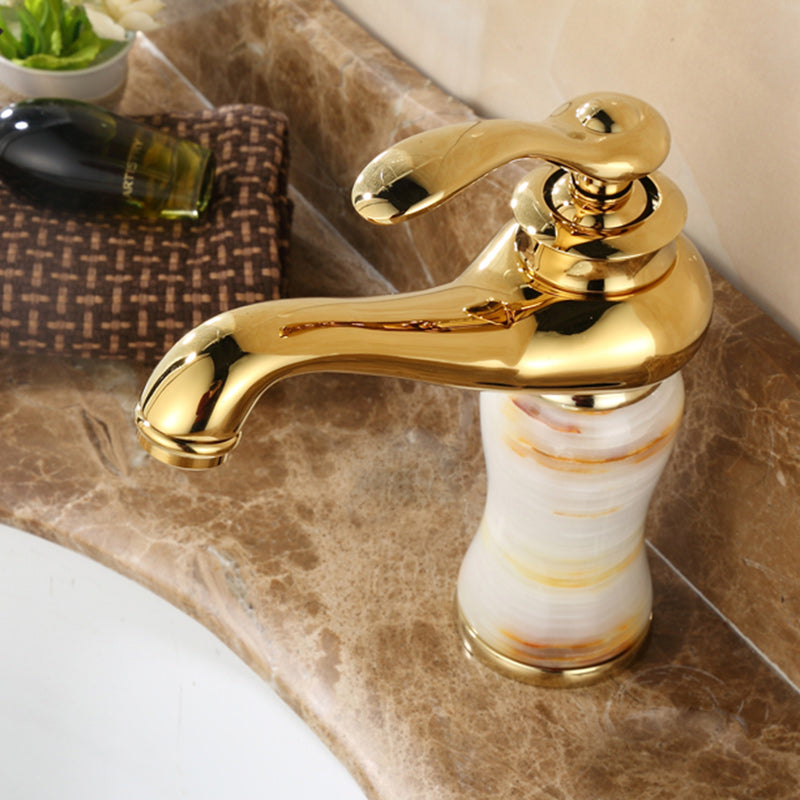 Sikunuo | Luxury Vessel Faucet Lever Handle Low Arc Vessel Sink Bathroom Faucet