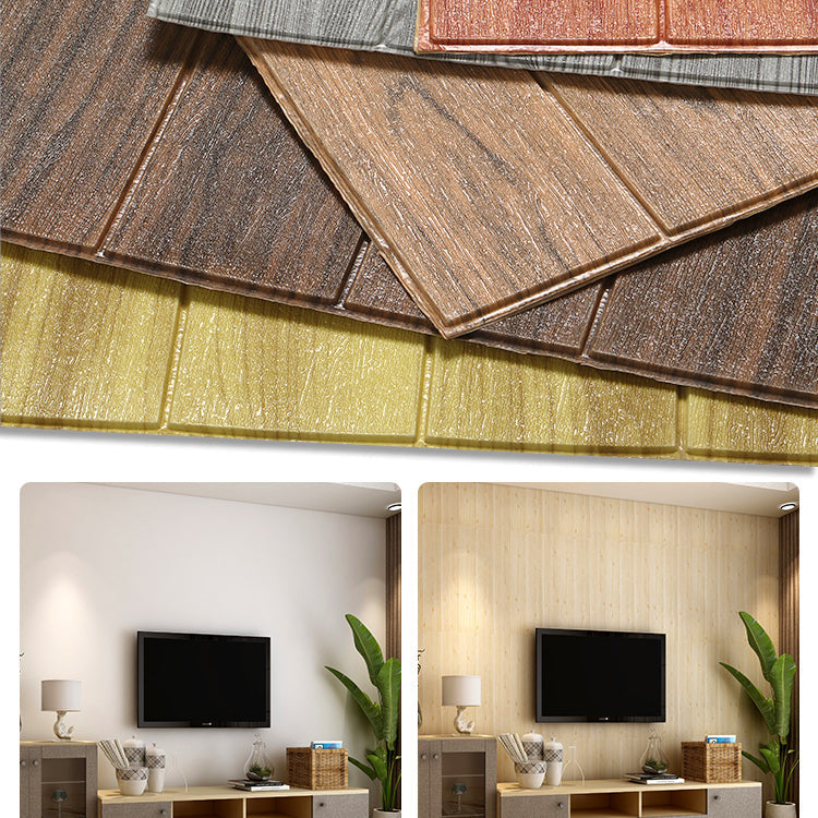 Sikunuo | Wall paneling Vinyl Peel and Stick Smooth Waterproof Interior Wall Paneling