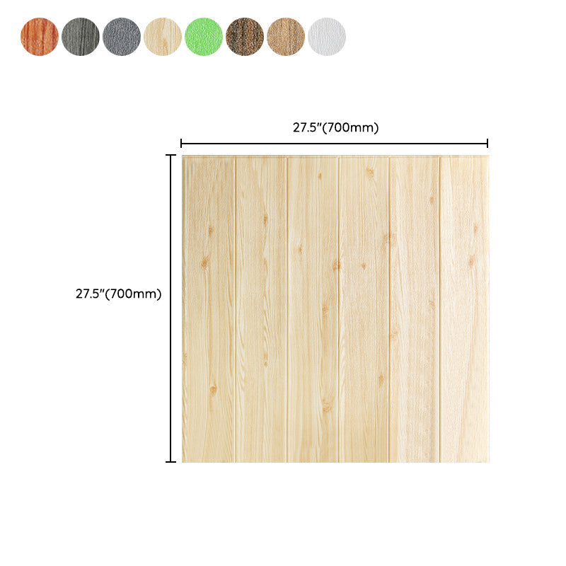 Sikunuo | Wall paneling Vinyl Peel and Stick Smooth Waterproof Interior Wall Paneling