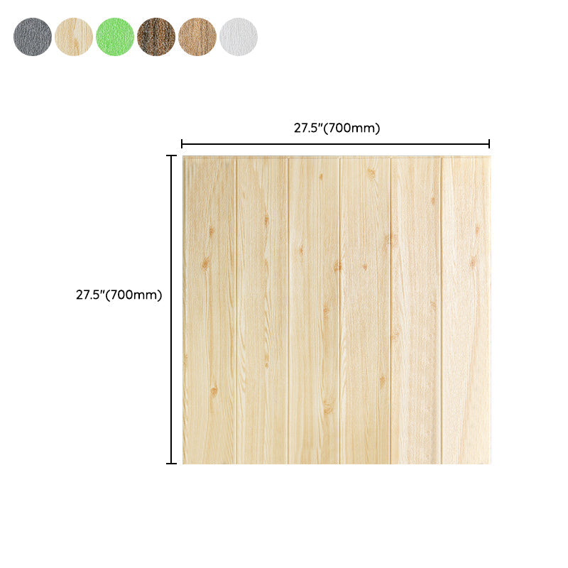 Sikunuo | Wall paneling Vinyl Peel and Stick Smooth Waterproof Interior Wall Paneling