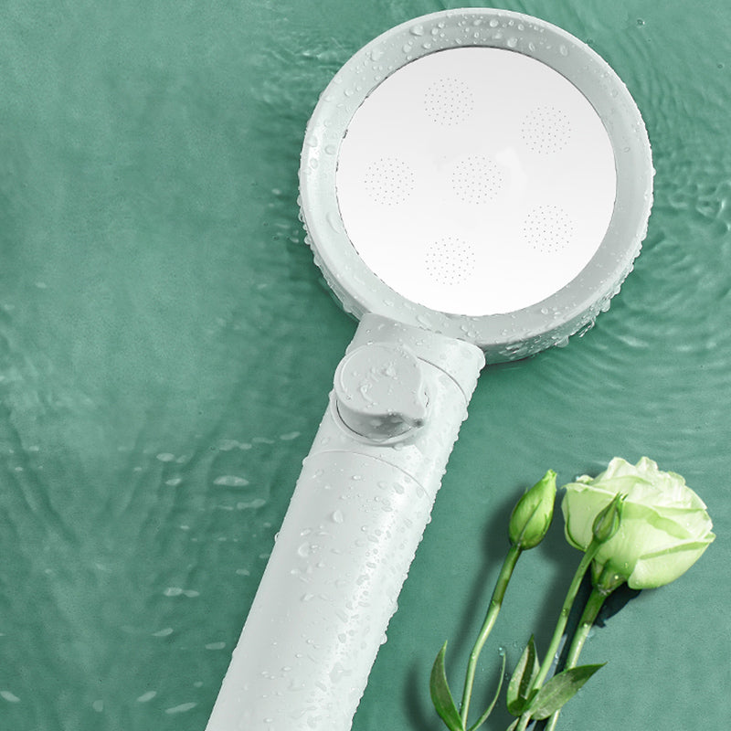 Sikunuo | Handheld Shower Adjustable Spray Pattern White Round Showerhead