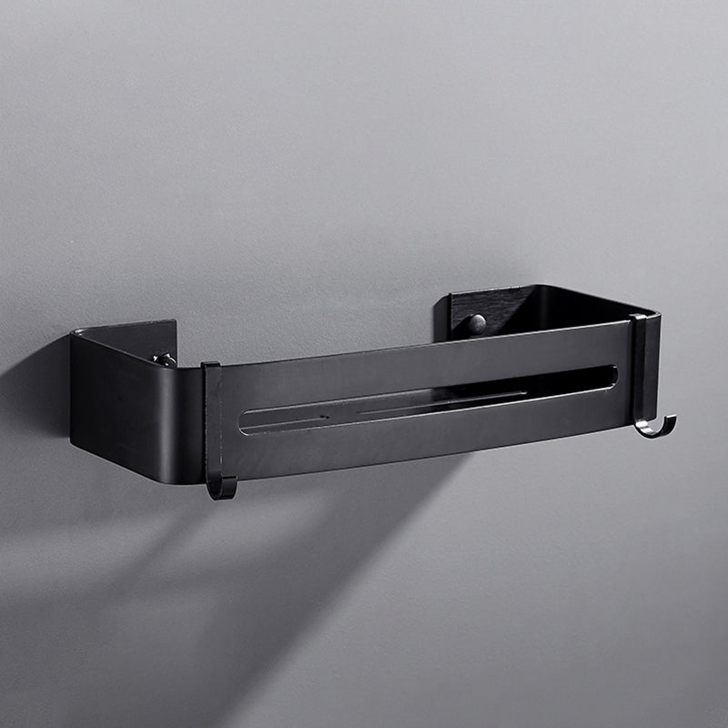 Sikunuo | Matt Black Modern Bathroom Accessory Set, Set of 3, Bathroom Shelf
