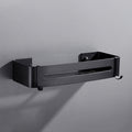 Sikunuo | Matt Black Modern Bathroom Accessory Set, Set of 3, Bathroom Shelf