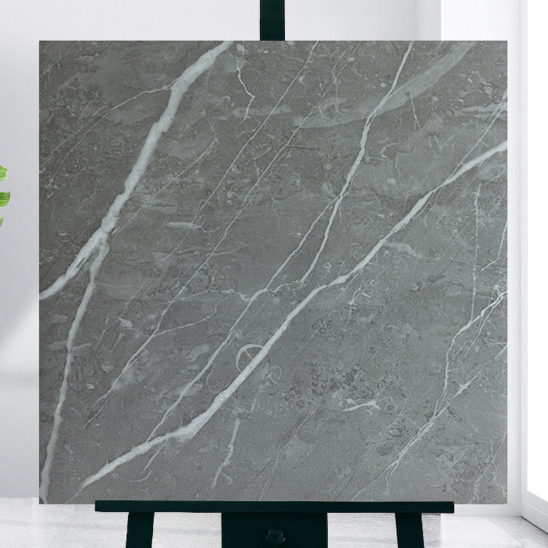 Sikunuo | Modern Home Flooring Peel and Stick Marble Print Vinyl Floor