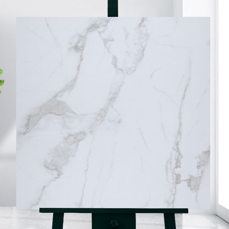 Sikunuo | Modern Home Flooring Peel and Stick Marble Print Vinyl Floor