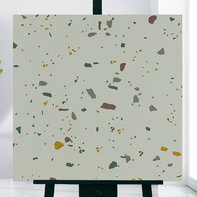 Sikunuo | Modern Home Flooring Peel and Stick Marble Print Vinyl Floor