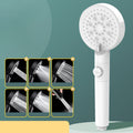Sikunuo | Modern Shower Head 6 Settings Adjustable Spray Pattern Handheld Shower Head