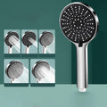 Sikunuo | Modern Showerhead 5 Settings Adjustable Spray Pattern Hand Shower