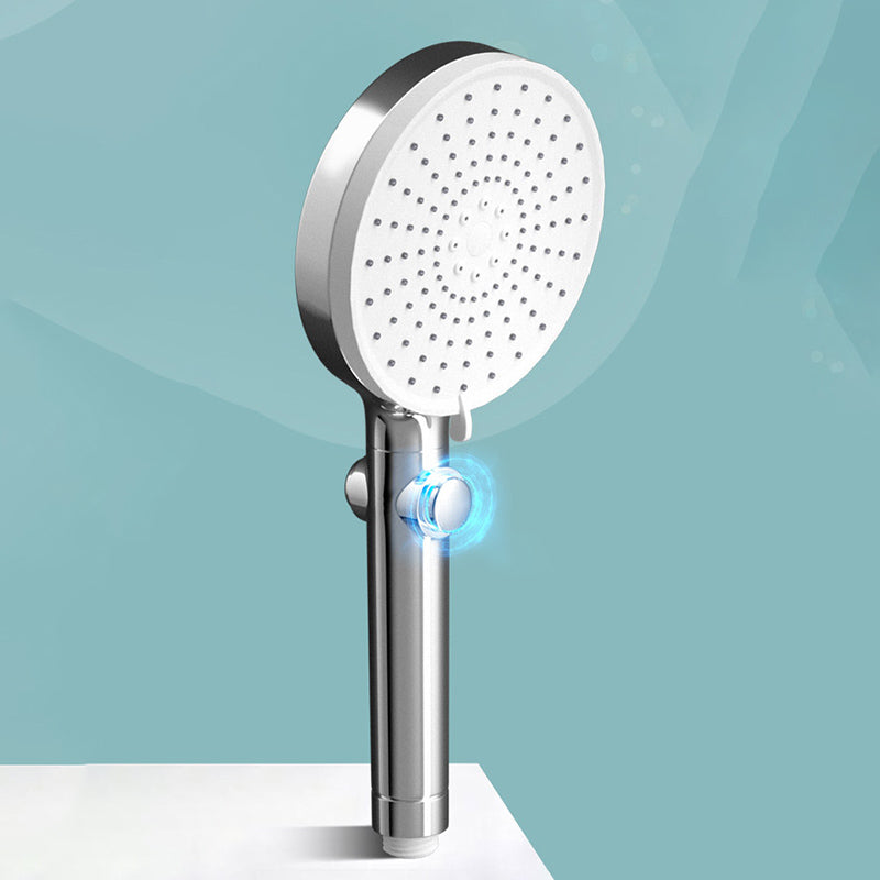 Sikunuo | Modern Shower Head Handheld Plastic Round Self-Cleaning Shower Head