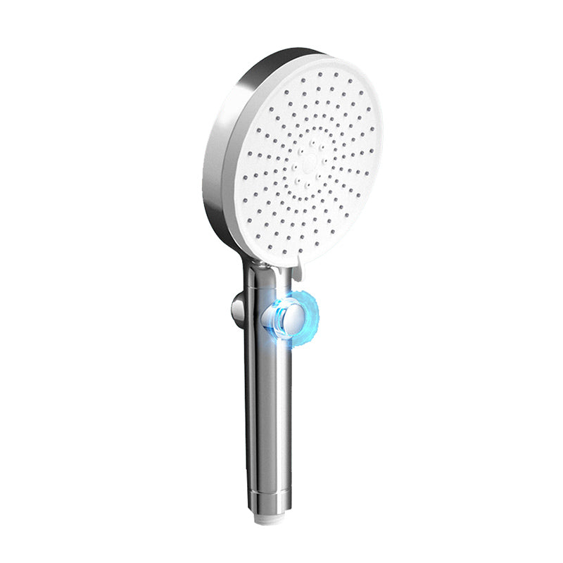 Sikunuo | Modern Shower Head Handheld Plastic Round Self-Cleaning Shower Head