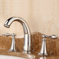 Sikunuo | Traditional Roman Bathtub Faucet Set Copper Fixed Deck Mount with Handles