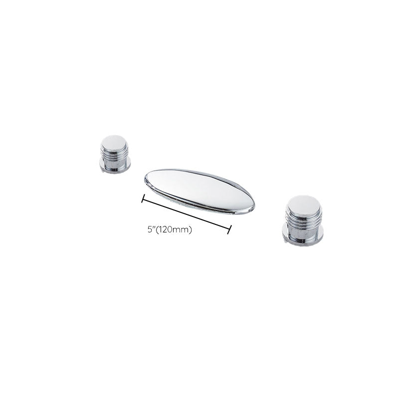 Sikunuo | Traditional Roman Bathtub Faucet Set Copper Fixed Deck Mount with Handles