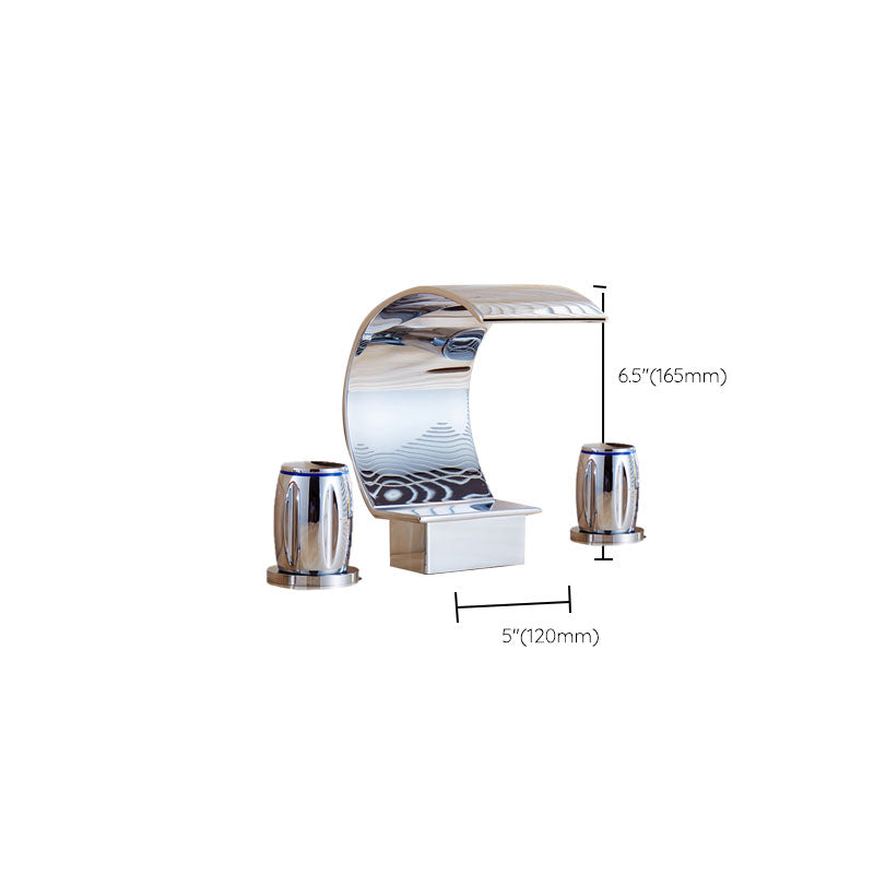Sikunuo | Traditional Roman Bathtub Faucet Set Copper Fixed Deck Mount with Handles
