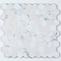 Sikunuo | Modern Tile-Peel & Stick Metal Mosaic Tile Hexagon Peel & Stick Subway Tile