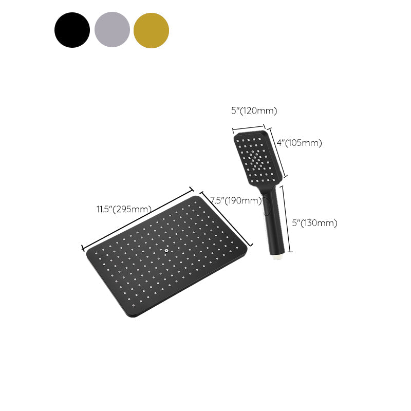 Sikunuo | Shower Combo 3 Settings Adjustable Spray Pattern Handheld Shower