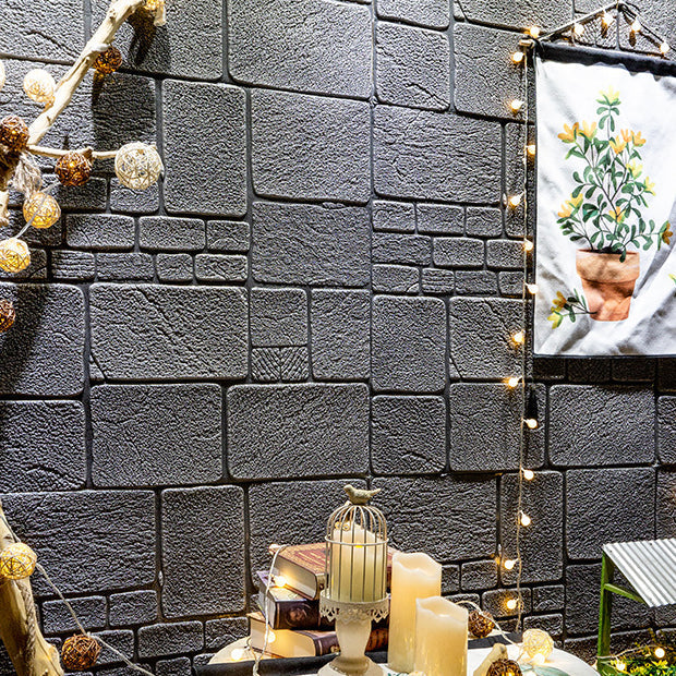Sikunuo | Modern Wall Covering 3D Brick Peel and Stick Waterproof Wall Covering