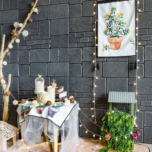 Sikunuo | Modern Wall Covering 3D Brick Peel and Stick Waterproof Wall Covering