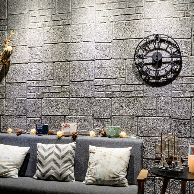 Sikunuo | Modern Wall Covering 3D Brick Peel and Stick Waterproof Wall Covering
