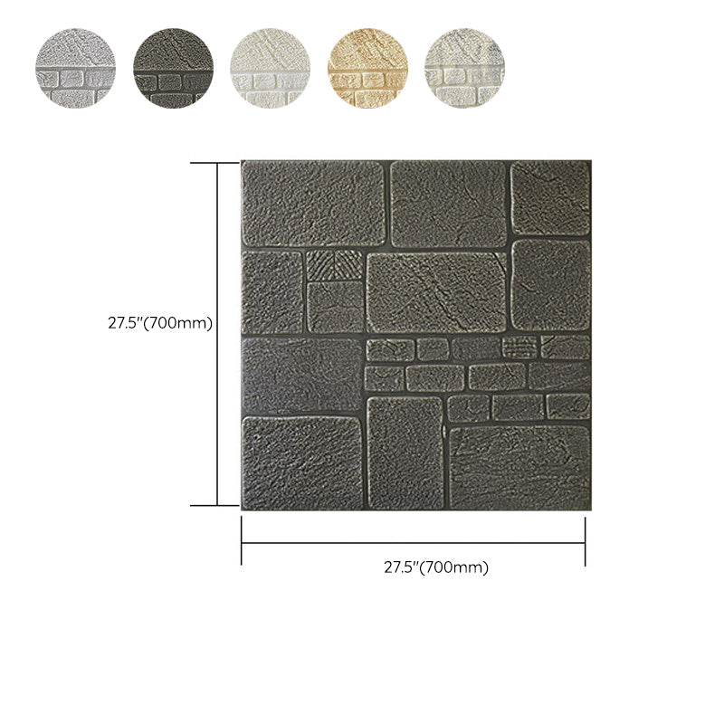 Sikunuo | Modern Wall Covering 3D Brick Peel and Stick Waterproof Wall Covering