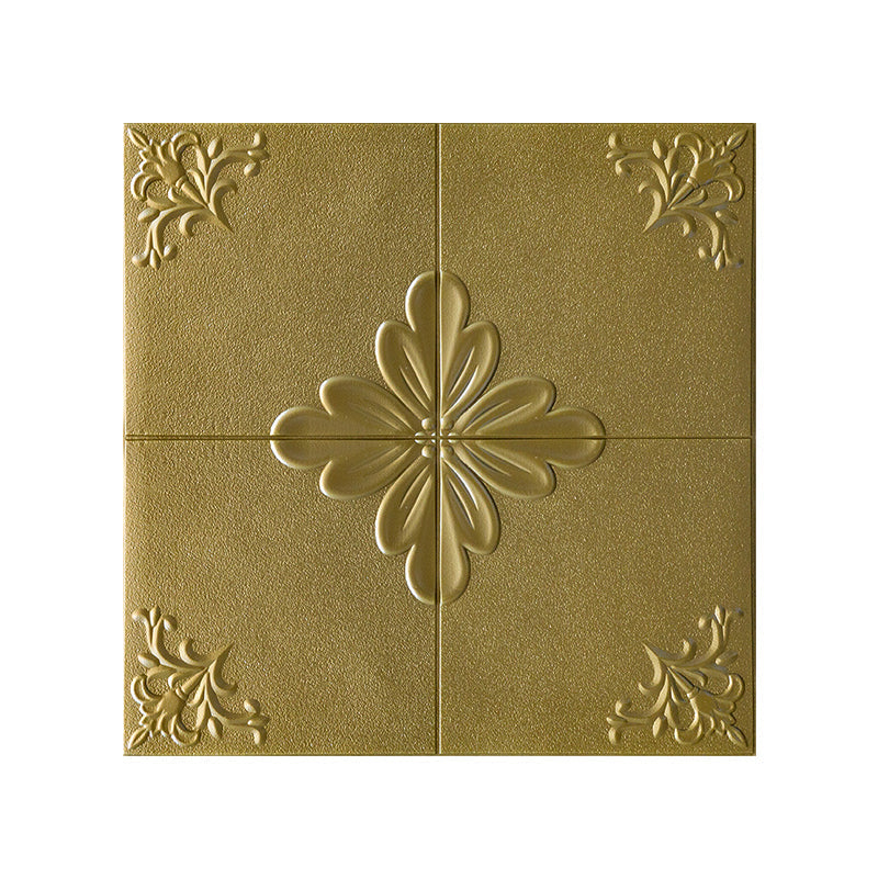 Sikunuo | Interior Wall Cladding 3D Floral Print Peel and Stick Waterproof Wall Panels