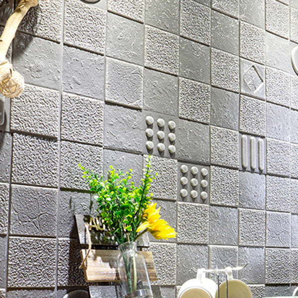 Sikunuo | Home Interior Wall Panel 3D Printed Brick Peel and Stick Wall Covering