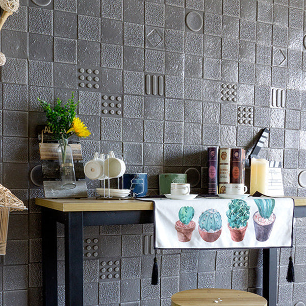 Sikunuo | Home Interior Wall Panel 3D Printed Brick Peel and Stick Wall Covering