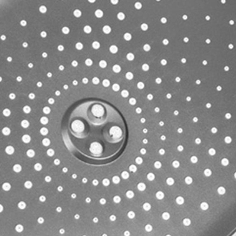Sikunuo | Modern Gray Showerhead Combo Standard Spray Pattern Rectangular Large Showerhead