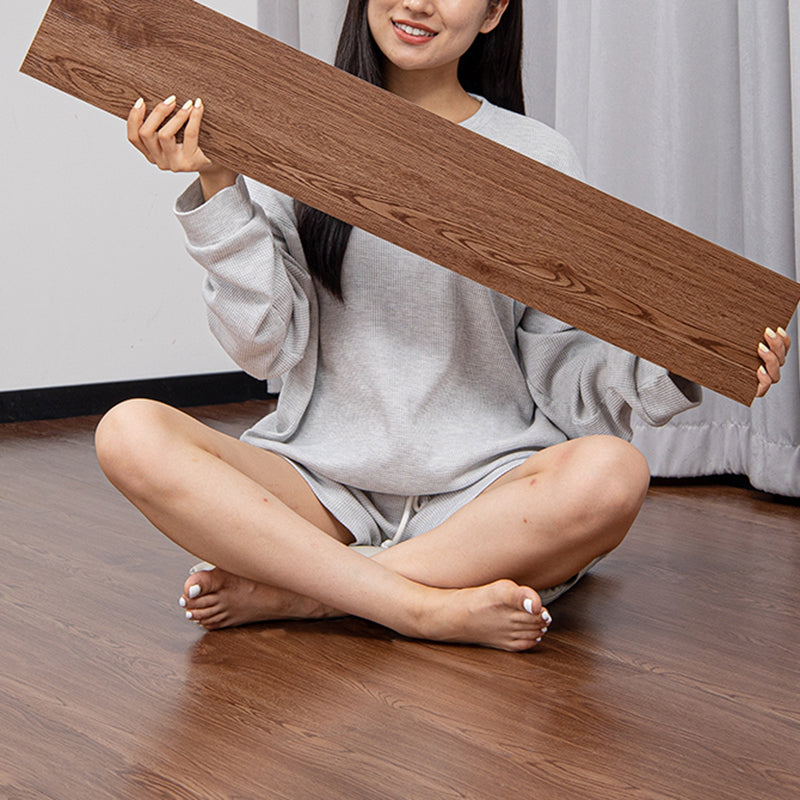 Sikunuo | Peel and Stick PVC flooring Smooth Wood Look Vinyl flooring for living room